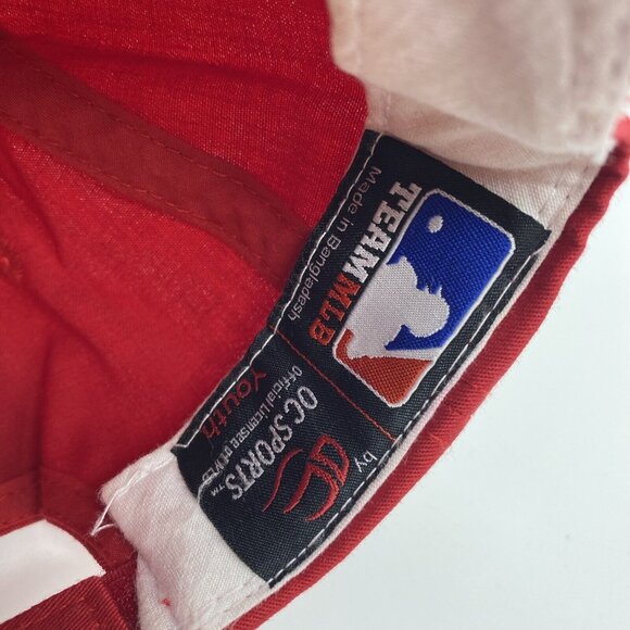 Philadelphia Phillies Red Youth Baseball Hat Cap Adjustable Hook Loop MLB - Picture 8 of 8